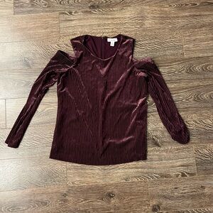Calvin Klein Corduroy Long Sleeve Blouse